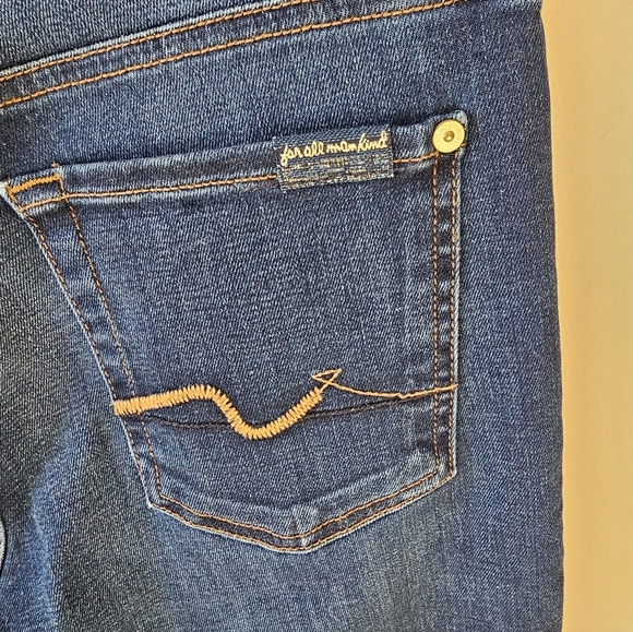 7 For All Mankind Gwenevere highrise Skinny jeans Sz. 27 - Picture 4 of 8